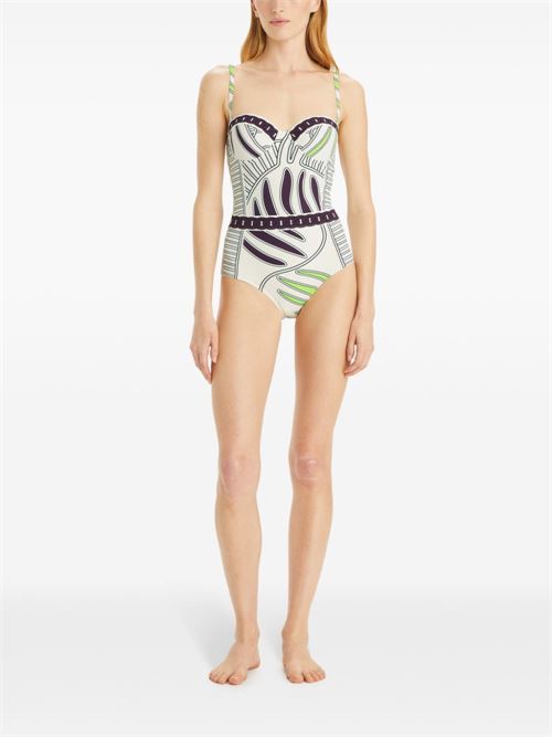 One-piece swimsuit with print TORY BURCH | 158923253